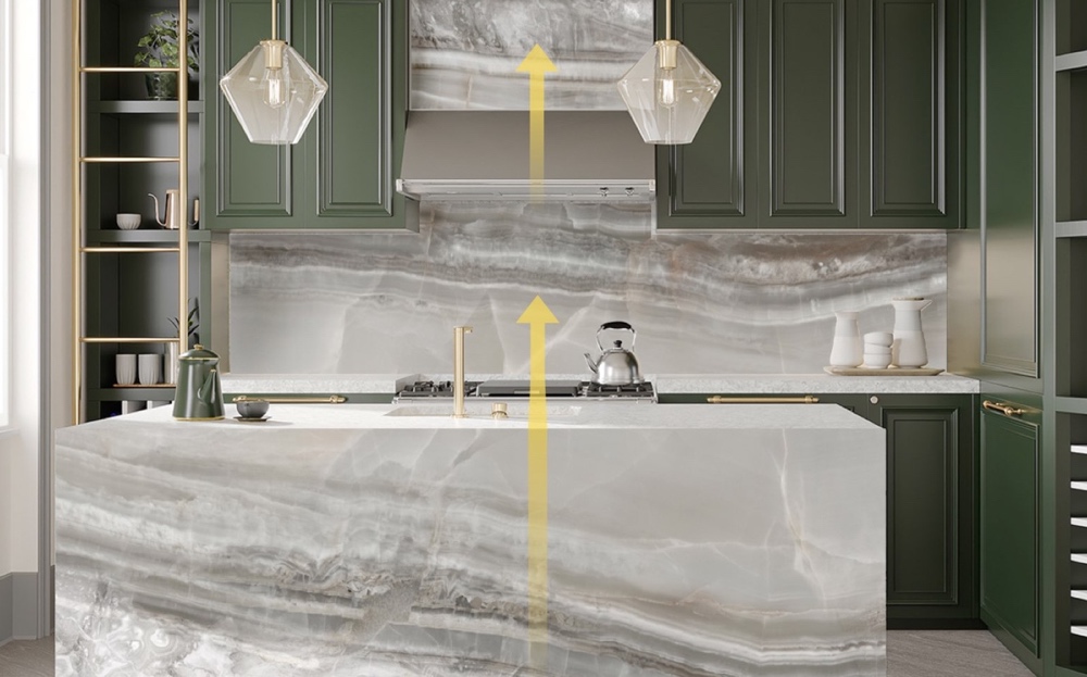 kitchen setting Hayward bioquartz